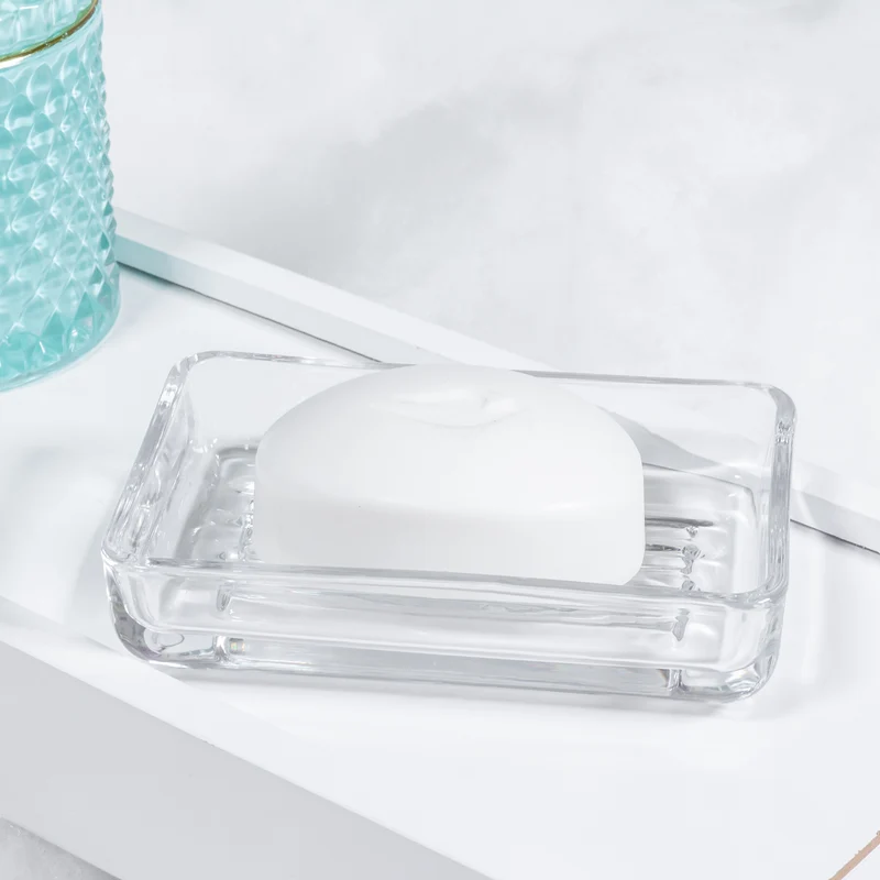 Porte-savon en verre - Rectangle