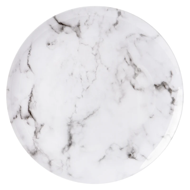 Ensemble de vaisselle marbre - Blanc