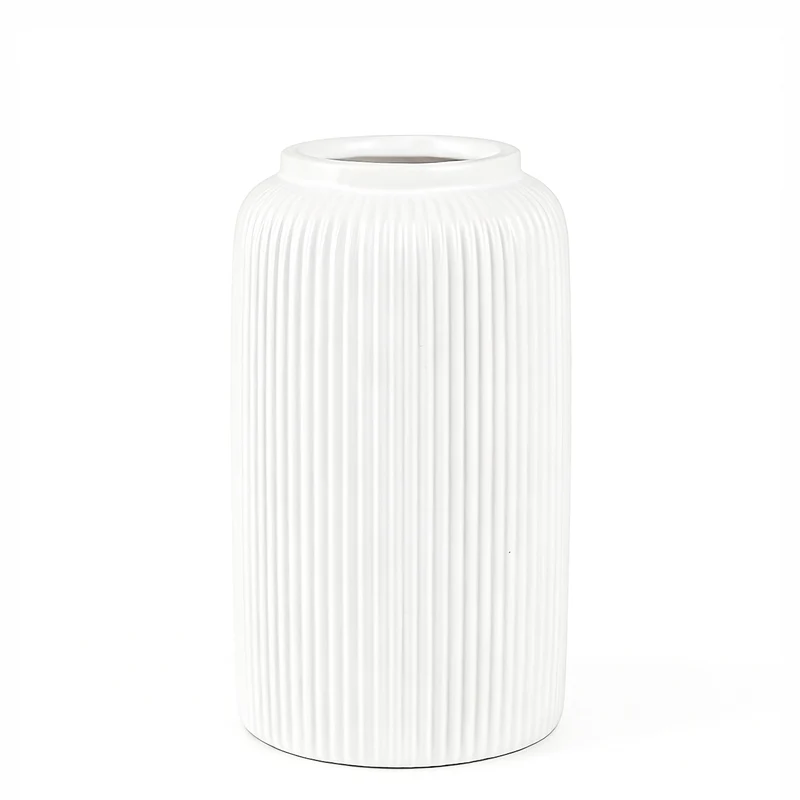 Petit vase blanc - Ripple