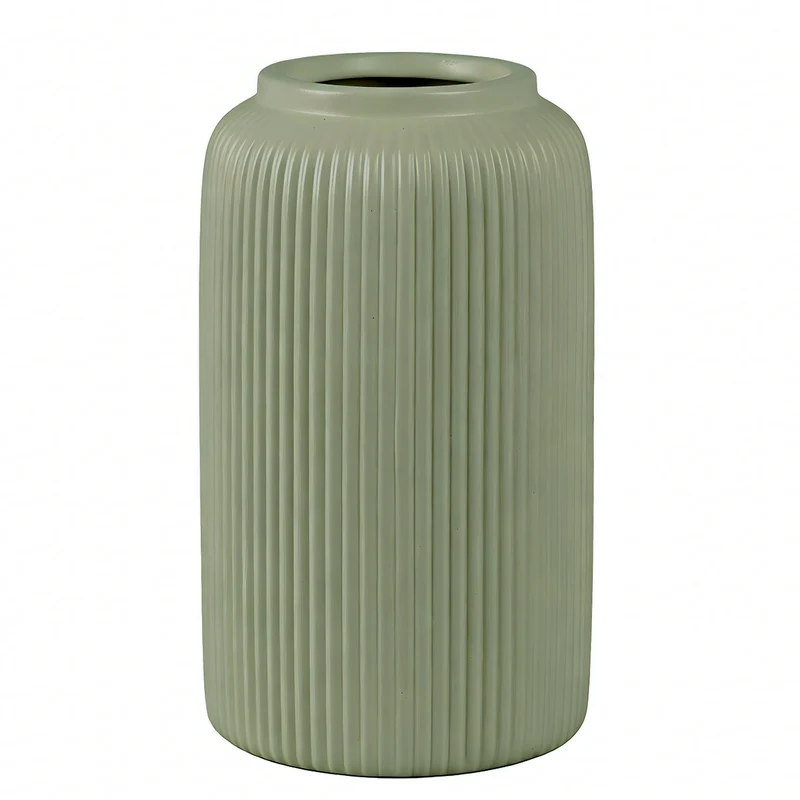 Grand vase olive - Ripple