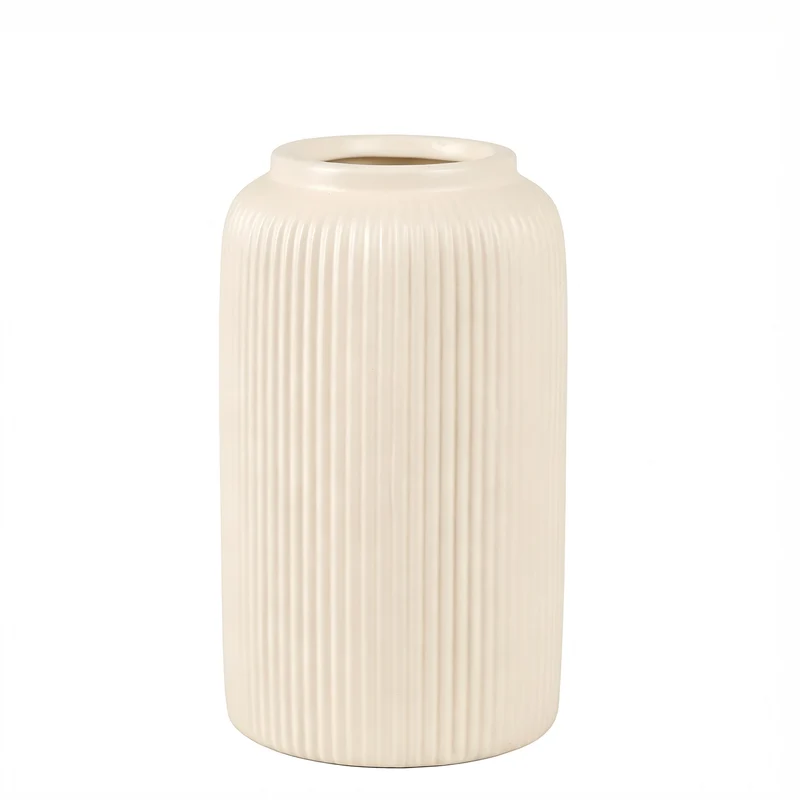 Petit vase beige - Ripple