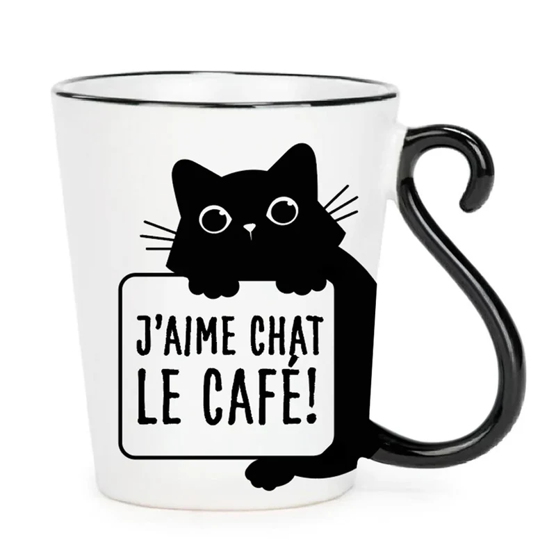 Tasse - J'aime chat le café!