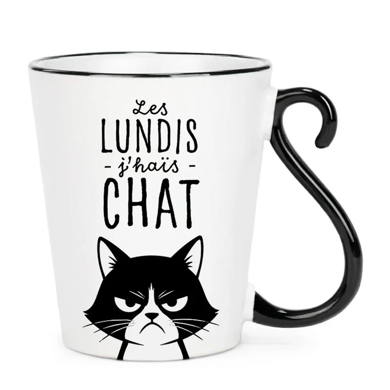 Tasse - Les lundis j'haïs chat