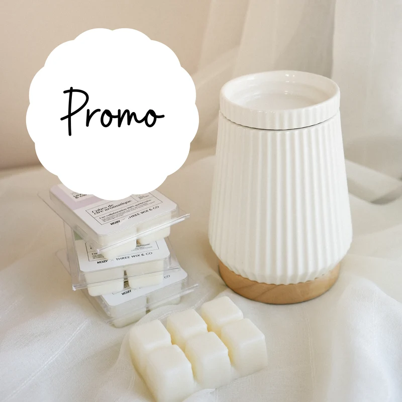 Brûleur blanc + cubes de cire GRATUIT