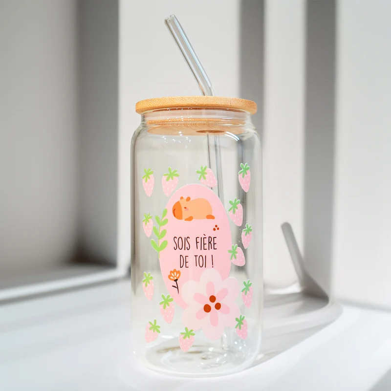 Verre à paille - Sois fière de toi