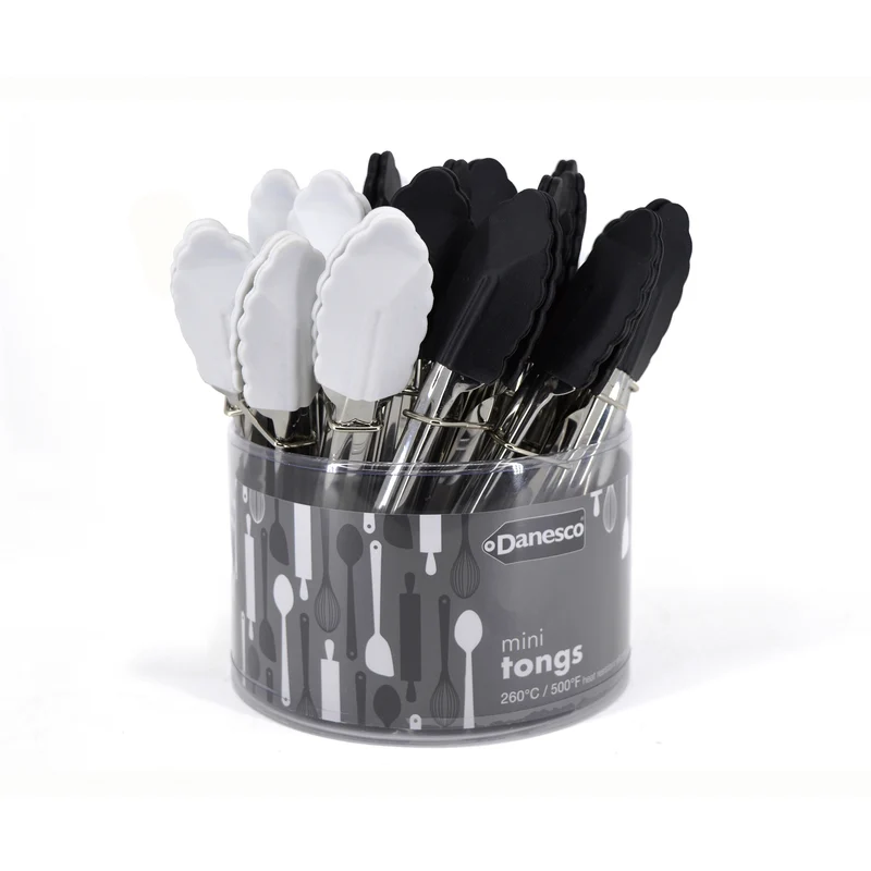 Mini pince en silicone - Noir ou blanc