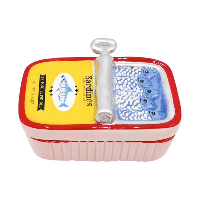 Boîte de rangement - Sardines colorées