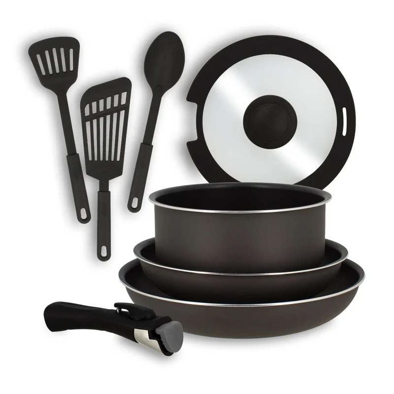 Batterie de cuisine 8 pièces Iris en aluminium