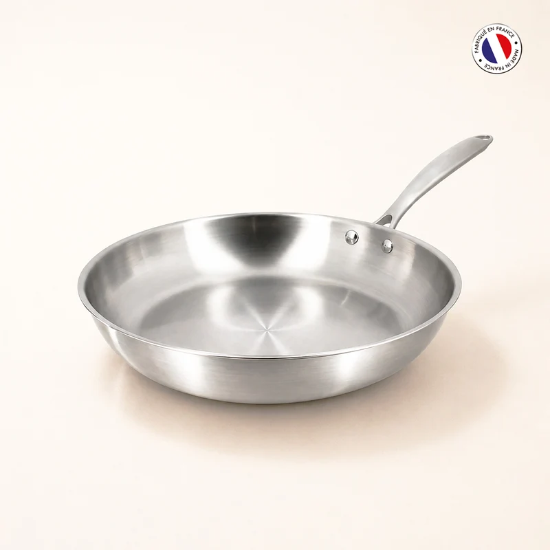 Poêle Triply en acier inoxydable triple couche 20 cm 🇫🇷