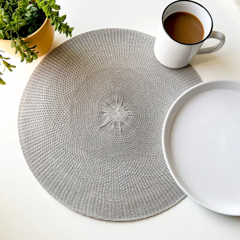 Napperon en polyester - Gris