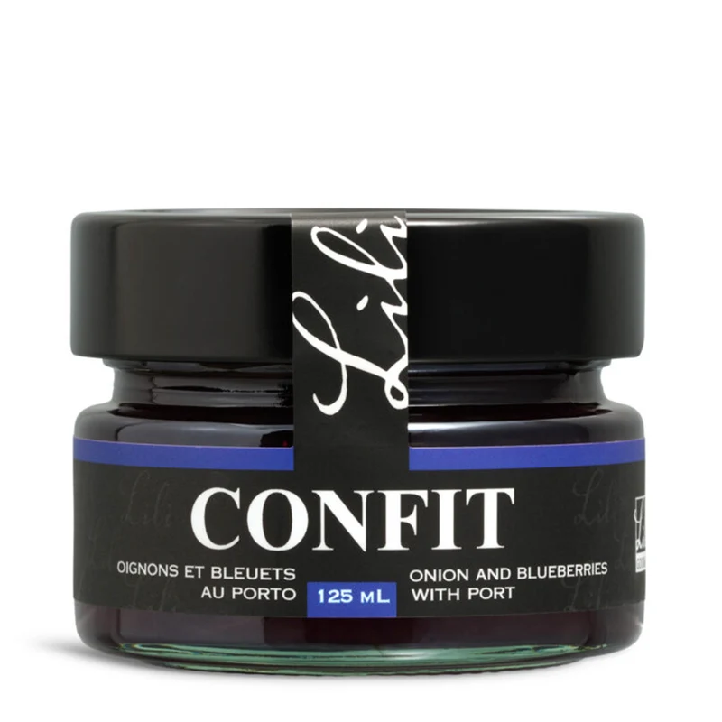 Confit oignons & bleuets