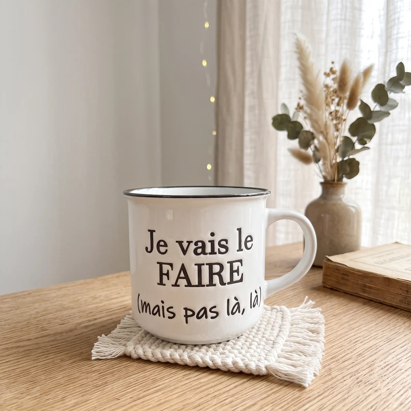Tasse vintage - Je vais le faire