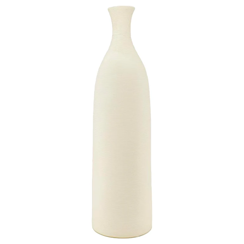 Vase texturé en grès - 18"